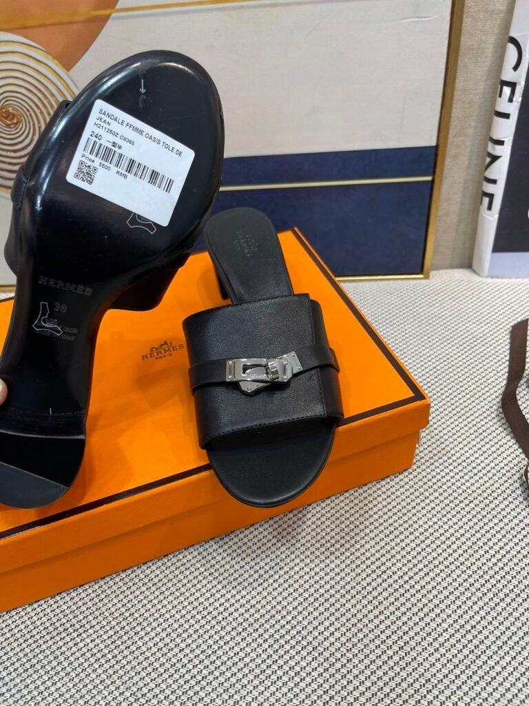 Hermès Unisex Slides detail 7
